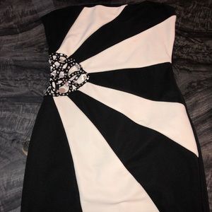 Black & White Cocktail Dress